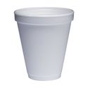 Dart 8J8 8oz Foam Cup White, 1000/cs