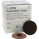 3M Scotch-Brite Roloc Surface Conditioning Disc, 3 inch, Coarse, Brown, 07485