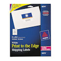 Avery Shipping Labels, Sure Feed, Print to the Edge, Permanent Adhesive, 3" Width x 3 3/4" Length, Rectangle, Laser, White, Pack of 150 Sheets, 6 Labels Per Sheet
