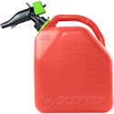 Scepter Smart Control Gasoline Fuel Can, 5-Gallon, Red, Priced Each, FR1G501