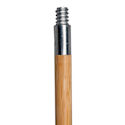 Threaded Wood Handle with Metal Tip, 1.31" x 54"