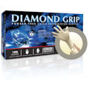 Diamond Grip Latex Gloves, White, 100 Per Box - Available, but Limited Supplies