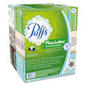 Puffs Plus Lotion 2-Ply Facial Tissue, White, Case of 24 Boxes