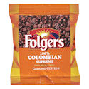Folgers Coffee, 100% Colombian Supreme, Regular, 1.75 oz., Box of  42, 2550006451