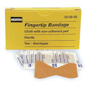 Fingertip Bandage, Beige, Cloth, 10 Per Package