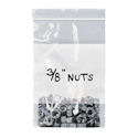 Reclosable Poly Bag, Zipper Seal, 2 mil, Clear Low Density Polyethylene (LDPE), Width 3", Length 5", Box of 100
