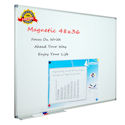 Lockways White Board Dry Erase Board 48 x 36, Magnetic Whiteboard 4 X 3, Silver Aluminium Frame, Set Including 1 Detachable Aluminum Marker Tray, 3 Dry Erase Markers, 8 Magnets, Priced Each