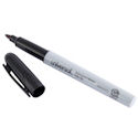 Universal Black Bullet Tip Pen Style Permanent Marker, Box of 36