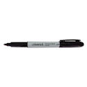 Pen Style Permanent Markers, Fine Point, Black, Dozen