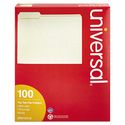 File Folders, 1/3 Cut Assorted, One-Ply Top Tab, Letter, Manila, 100/Box