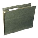 Hanging File Folders, 1/5 Tab, 11 Point Stock, Legal, Standard Green, 25/Box