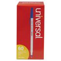 Economy Ballpoint Stick Oil-Based Pen, Blue Ink, Medium, 60/Pack