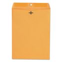 Kraft Clasp Envelope, Center Seam, 28lb, 9 x 12, Brown Kraft, 100/Box