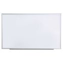 Dry Erase Board, Melamine, 60 x 36, Satin-Finished Aluminum Frame