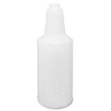 Natural Plastic Empty Spray Bottle with Graduations Printed - 32 oz, Priced Each