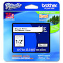 Brother P-touch TZE-231 Tape, 1/2" (0.47") Standard Laminated P-touch Tape, Black on White, Water Resistant, 26.2 Feet (8M), Priced Each
